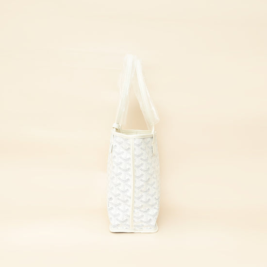Goyard White Goyardine Mini Anjou Reversible Bag-Goyard-THE CLOSET