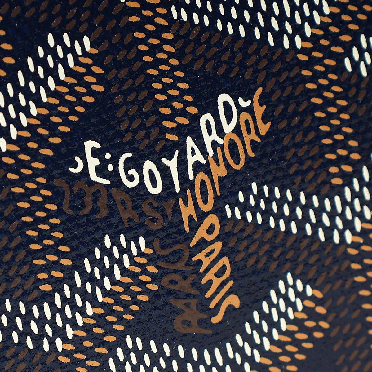 Goyard Navy Blue Goyardine Petit Flot Bucket Bag-Goyard-THE CLOSET