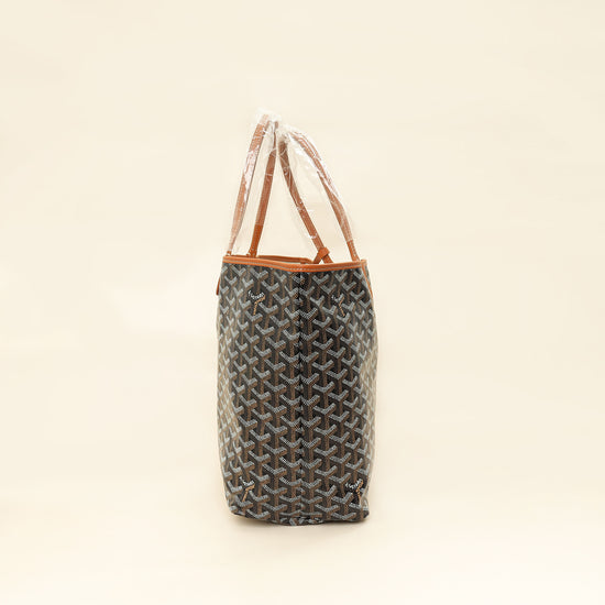 Goyard Bicolor Goyardine Saint Louis PM Bag-Goyard-THE CLOSET