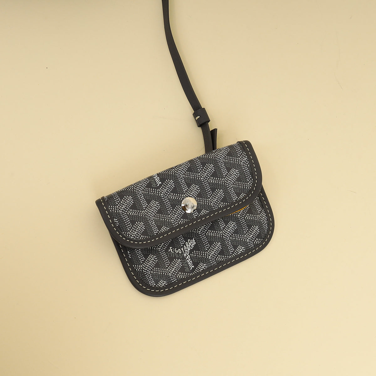 Goyard Gray Goyardine Reversible Anjou Mini Bag-Goyard-THE CLOSET