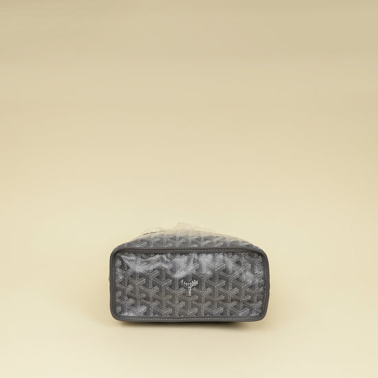 Goyard Gray Goyardine Reversible Anjou Mini Bag-Goyard-THE CLOSET