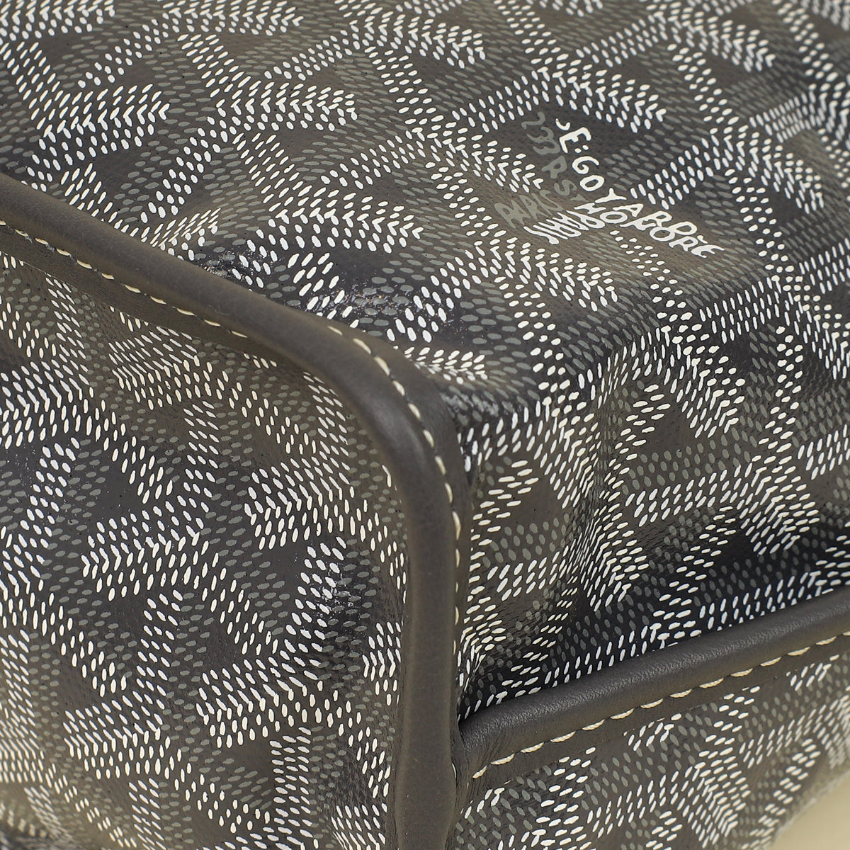 Goyard Gray Goyardine Reversible Anjou Mini Bag-Goyard-THE CLOSET