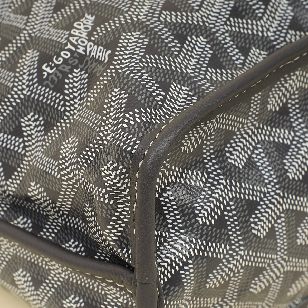 Goyard Gray Goyardine Reversible Anjou Mini Bag-Goyard-THE CLOSET