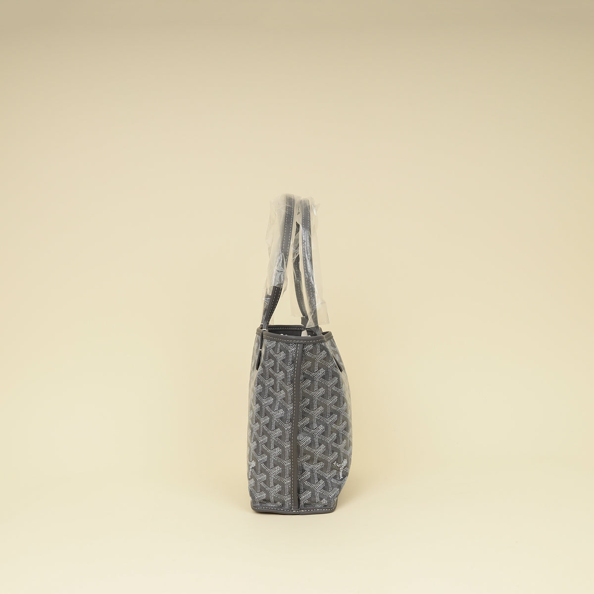 Goyard Gray Goyardine Reversible Anjou Mini Bag-Goyard-THE CLOSET