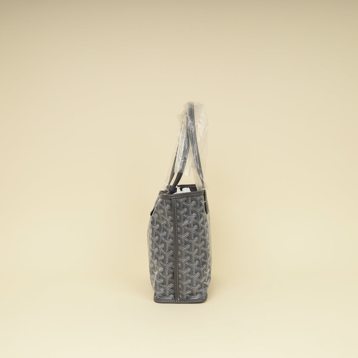 Goyard Gray Goyardine Reversible Anjou Mini Bag-Goyard-THE CLOSET