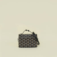 Goyard Black Goyardine Muse Mini Vanity Bag