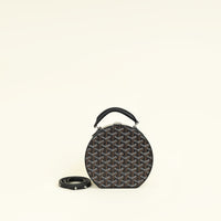 Goyard Black Goyardine The Alto Hatbox Trunk Bag