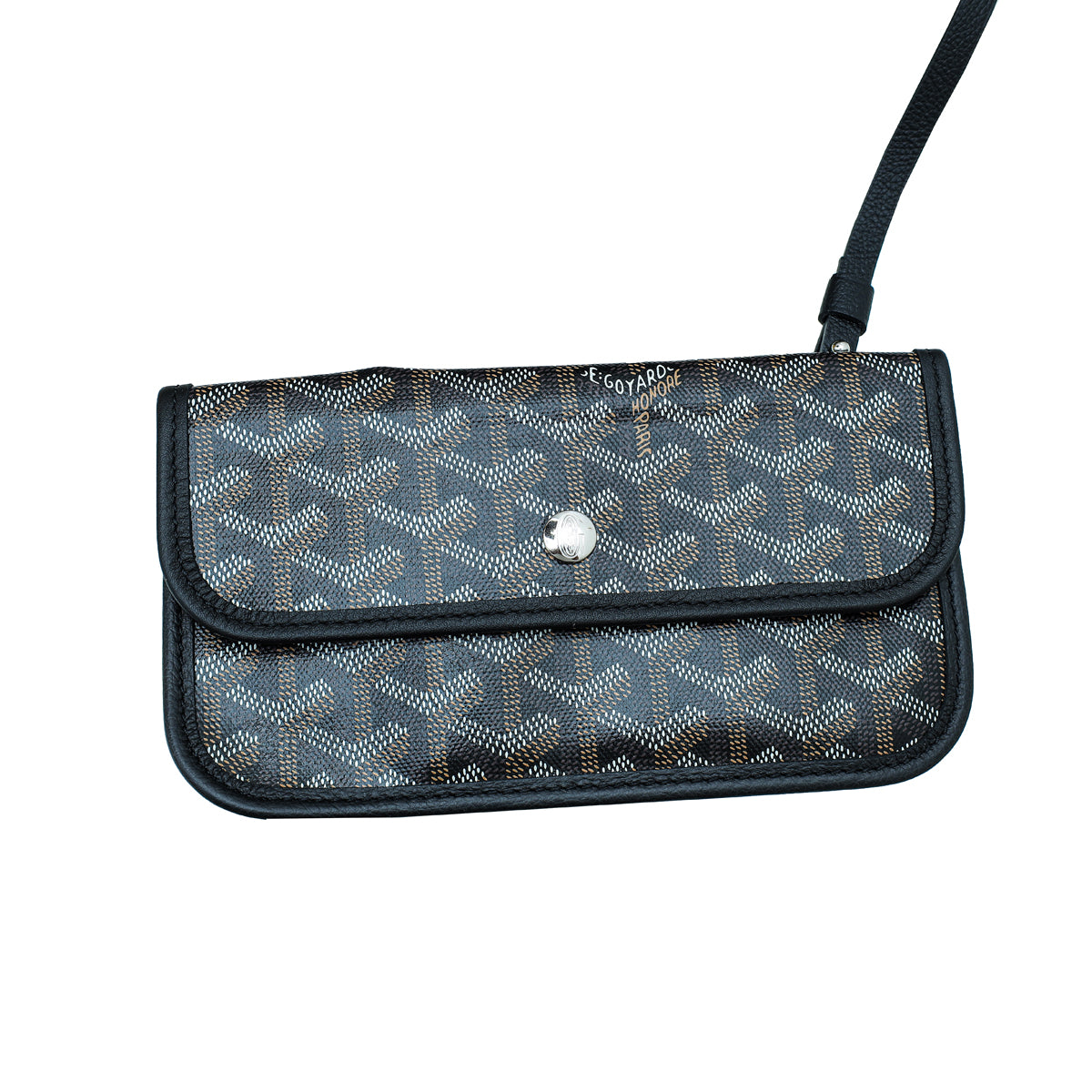 Goyard Black Goyardine Saint Louis PM Bag