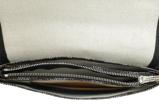Goyard Black Goyardine Plumet Wallet Clutch Bag