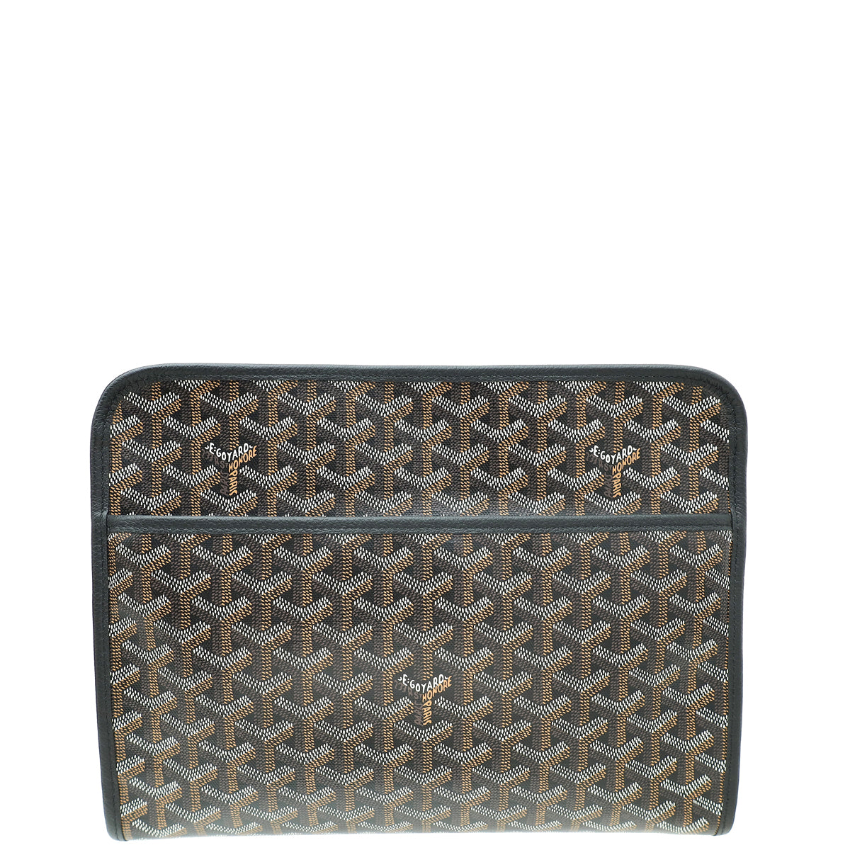 Goyard Black Goyardine Jouvence GM Pouch