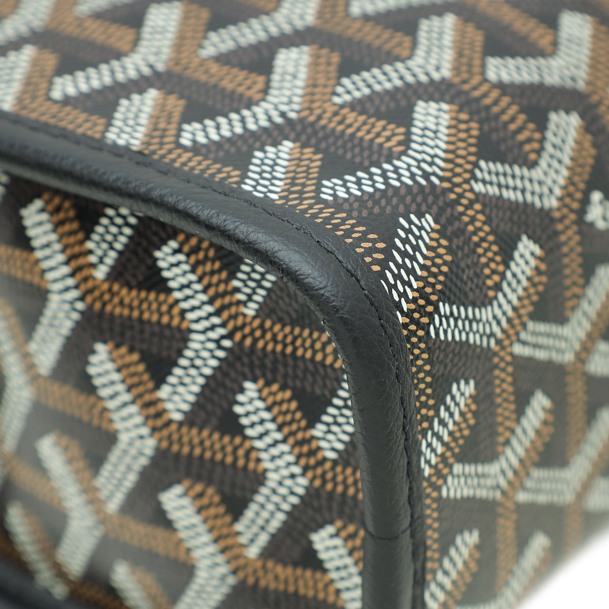 Goyard Black Goyardine Jouvence GM Pouch