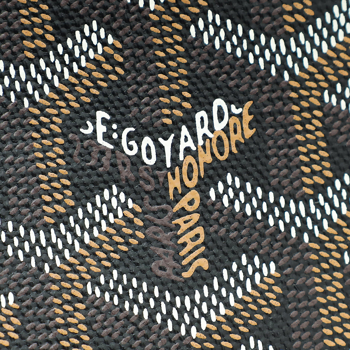 Goyard Black Goyardine Jouvence GM Pouch