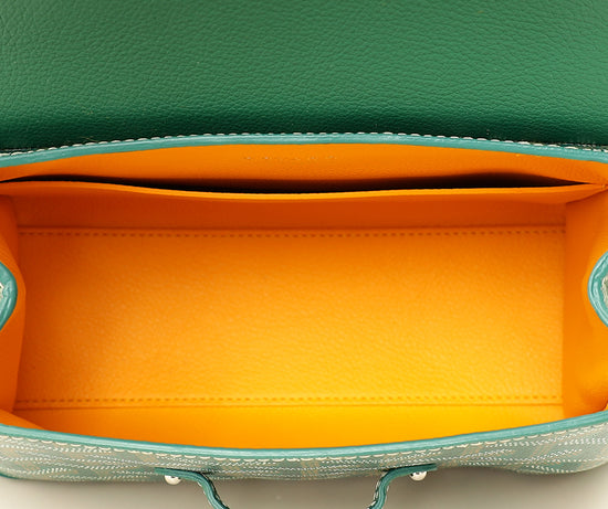 Goyard Green Goyardine Saigon Souple Mini Bag-Goyard-THE CLOSET
