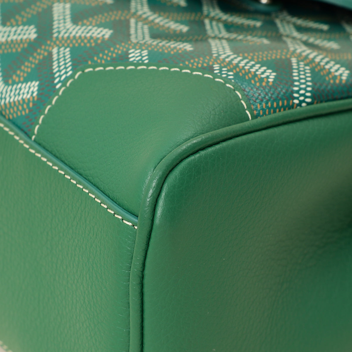 Goyard Green Goyardine Saigon Souple Mini Bag-Goyard-THE CLOSET