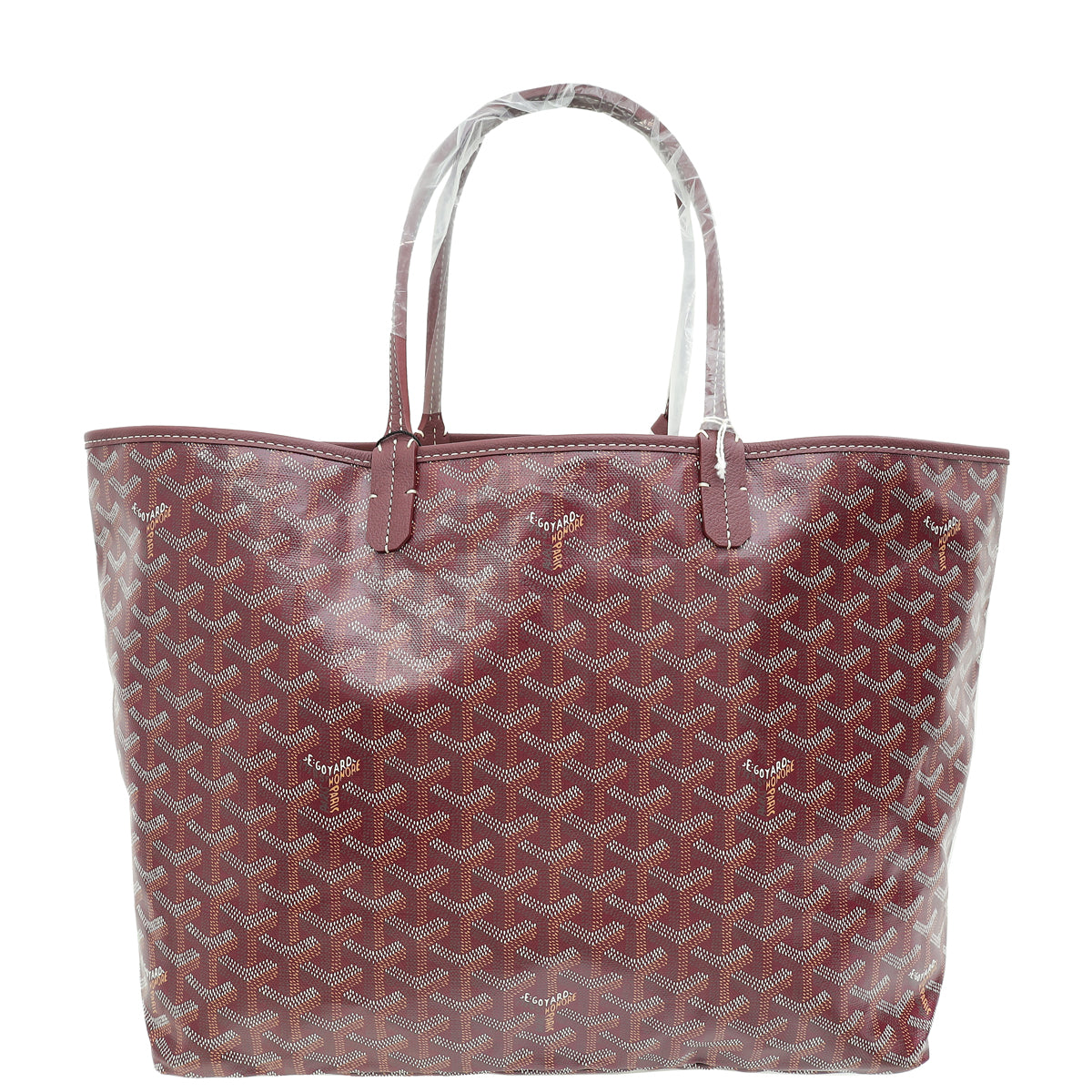 Goyard Burgundy Goyardine Saint Louis PM Bag-Goyard-THE CLOSET