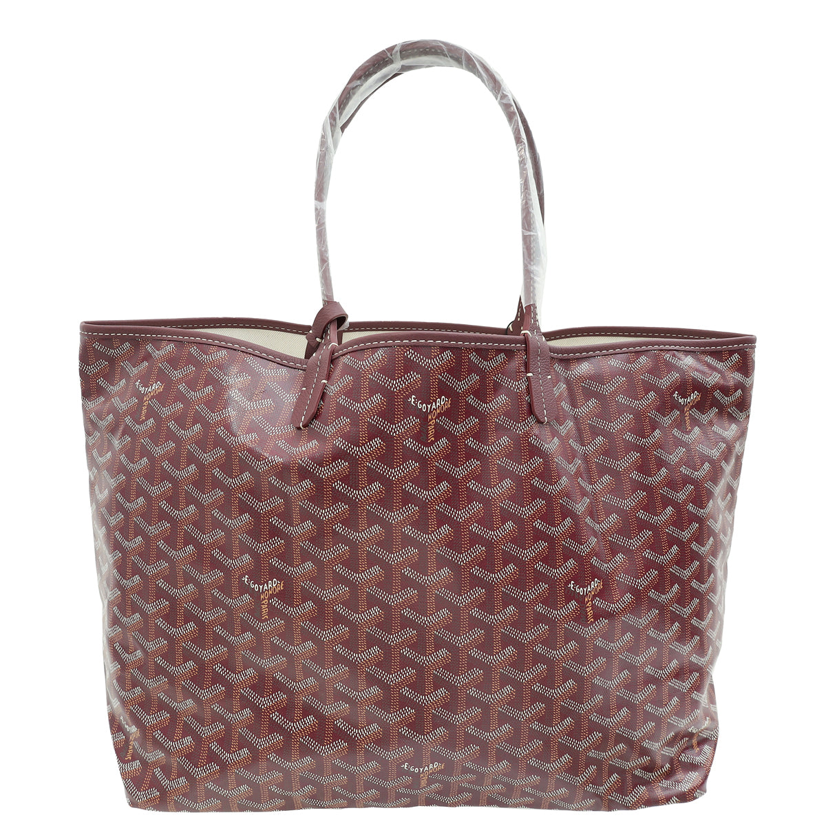 Goyard Burgundy Goyardine Saint Louis PM Bag-Goyard-THE CLOSET