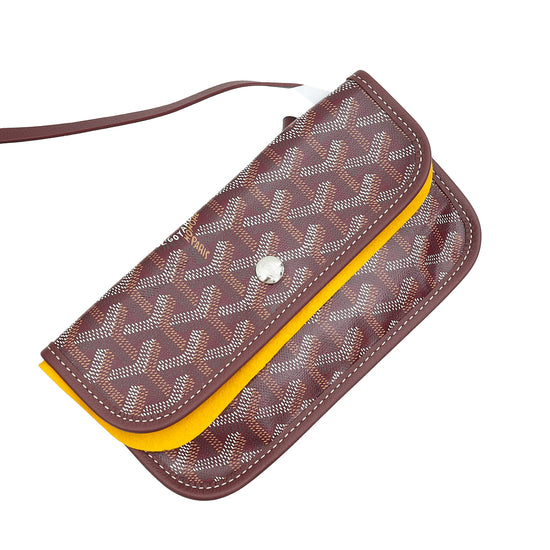 Load image into Gallery viewer, Goyard Burgundy Goyardine Saint Louis PM Bag
