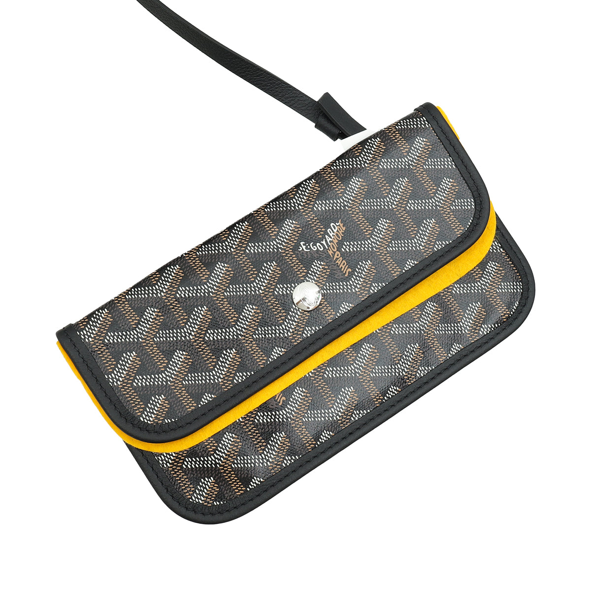 Goyard Black Goyardine Saint Louis PM Bag