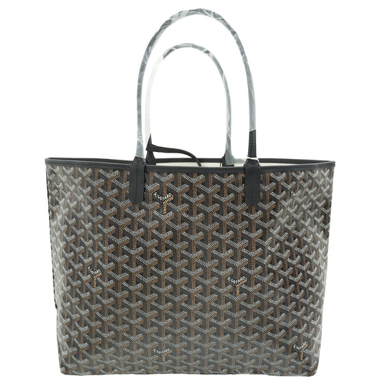 Goyard Black Goyardine Saint Louis PM Bag