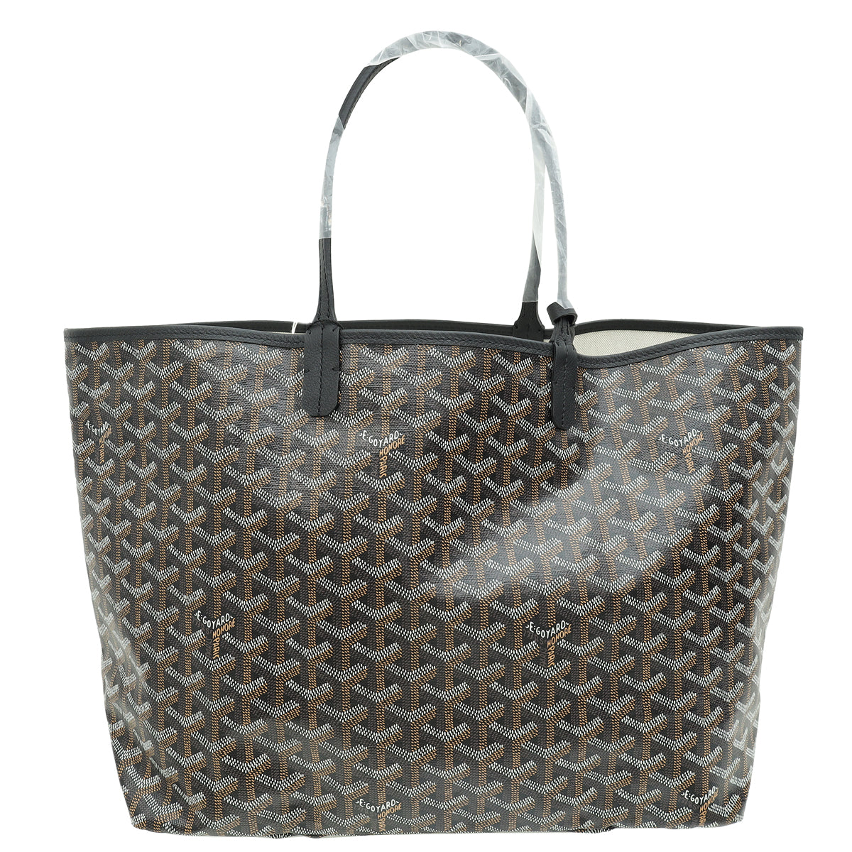 Goyard Black Goyardine Saint Louis PM Bag