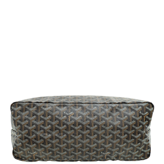 Load image into Gallery viewer, Goyard Black Goyardine Saint Louis PM Bag
