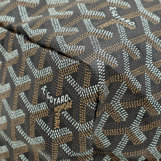 Load image into Gallery viewer, Goyard Black Goyardine Saint Louis PM Bag
