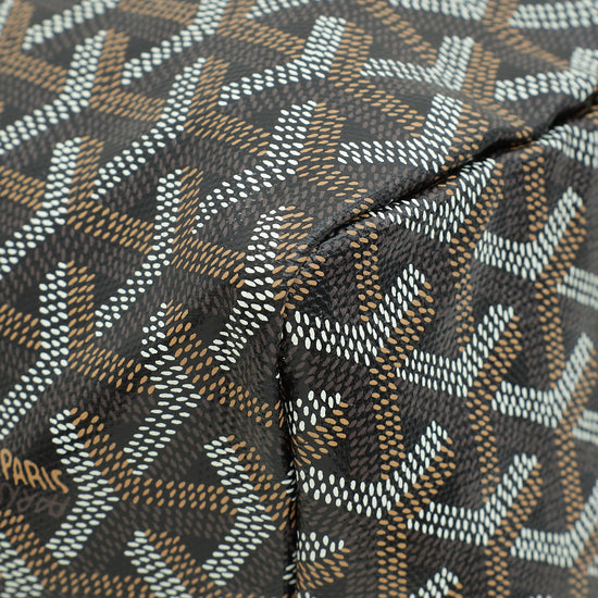 Load image into Gallery viewer, Goyard Black Goyardine Saint Louis PM Bag
