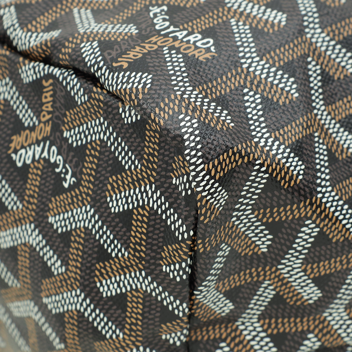 Goyard Black Goyardine Saint Louis PM Bag