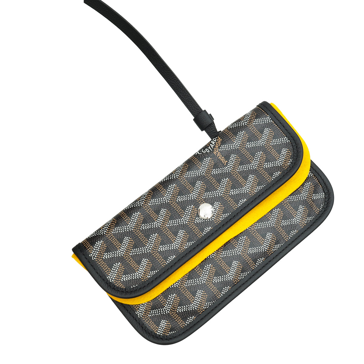 Goyard Black Goyardine Saint Louis PM Bag