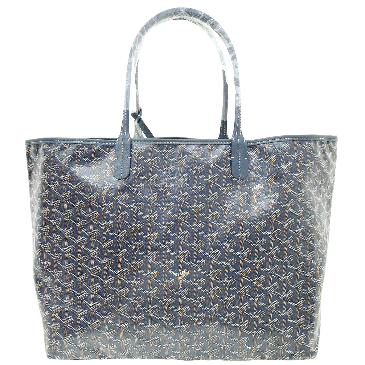 Goyard Blue Goyardine Saint Louis PM Bag