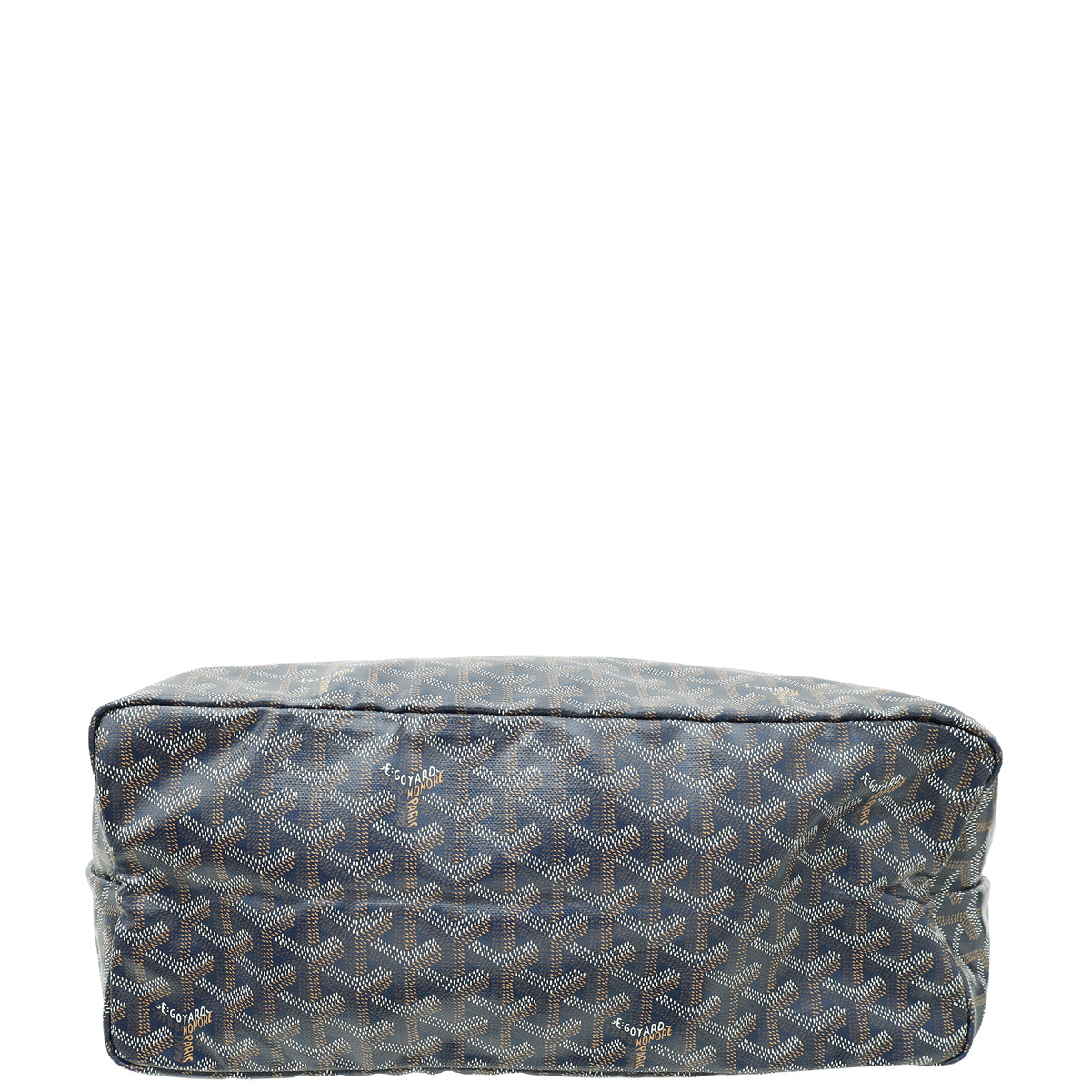 Goyard Blue Goyardine Saint Louis PM Bag