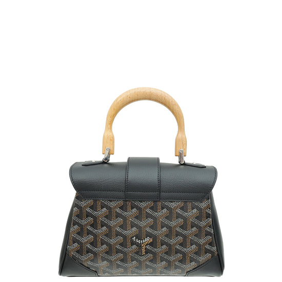 Goyard Black Goyardine Saigon Mini Souple Bag