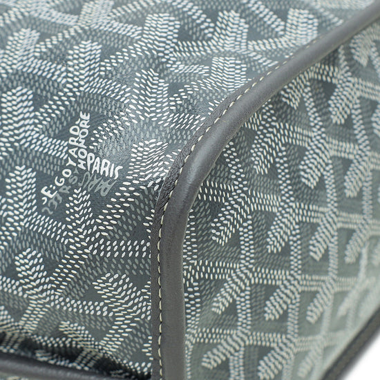 Goyard Grey Goyardine Anjou Reversible PM Bag