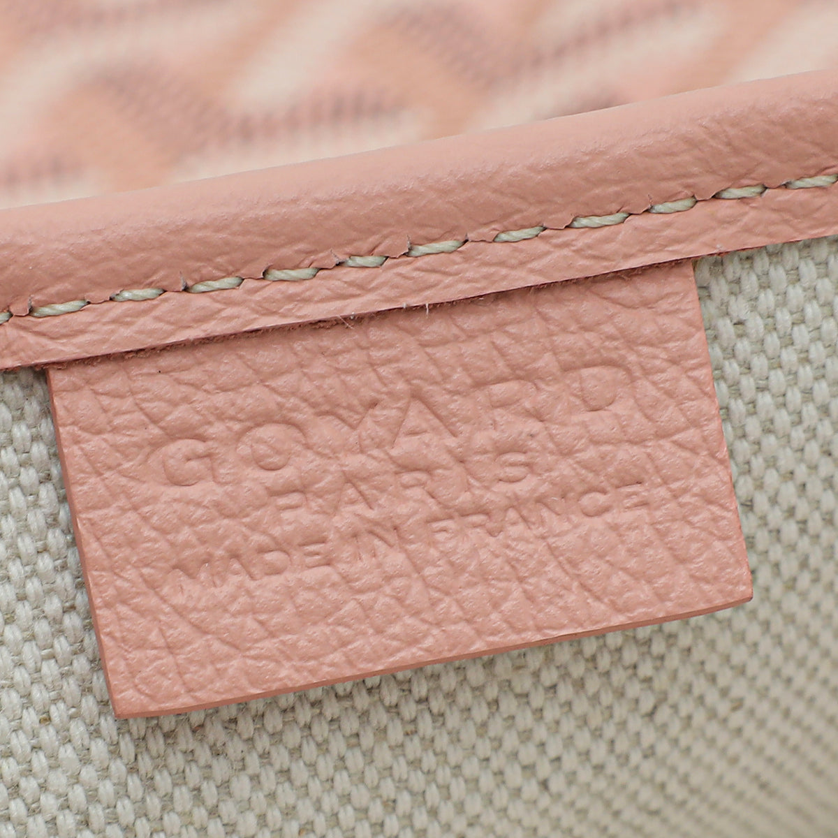 Goyard Pink Ltd. Edition Goyardine Poitiers Claire-Voie Bag