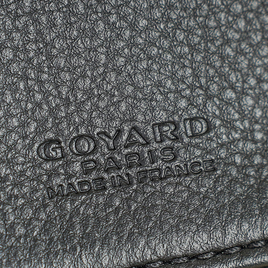 Goyard Black Goyardine Sainte-Marie MM Clutch