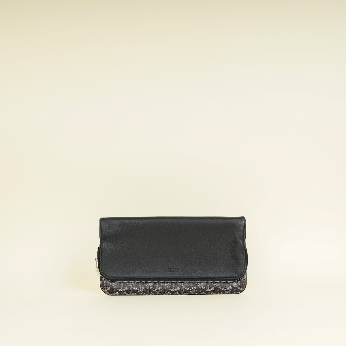 Goyard Black Goyardine Sainte-Marie MM Clutch