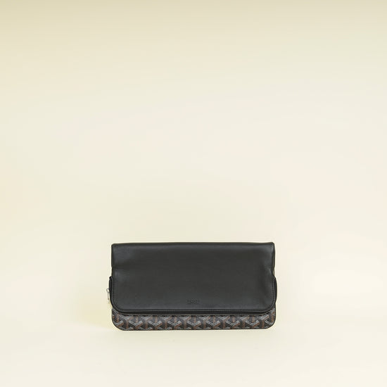 Goyard Black Goyardine Sainte-Marie MM Clutch