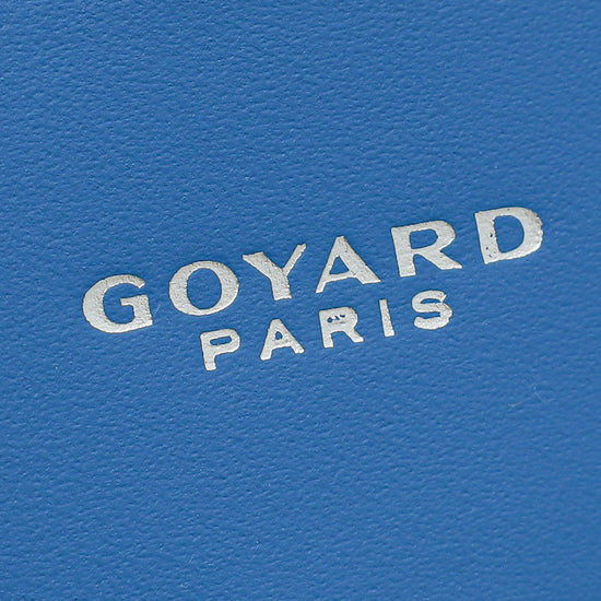 Goyard Blue Goyardine Minaudiere Trunk Bag