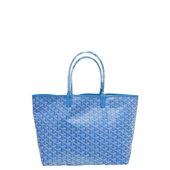 Goyard Blue Goyardine Saint Louis PM Bag – The Closet