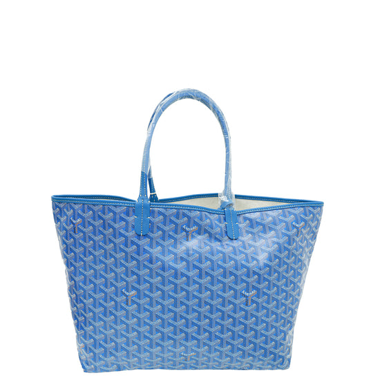 Goyard Blue Goyardine Saint Louis PM Bag – The Closet