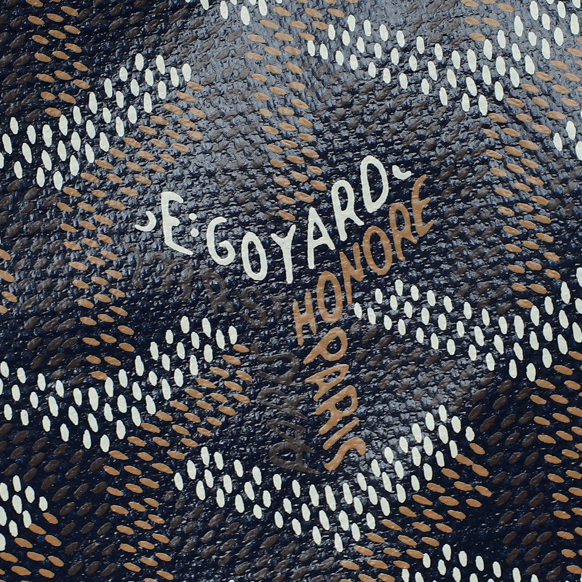 Goyard Navy Blue Goyardine Saint Louis PM Bag-Goyard-THE CLOSET