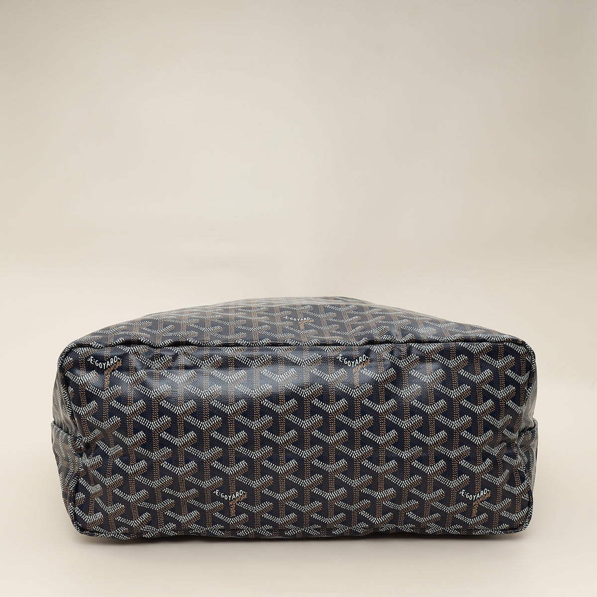 Goyard Navy Blue Goyardine Saint Louis PM Bag-Goyard-THE CLOSET