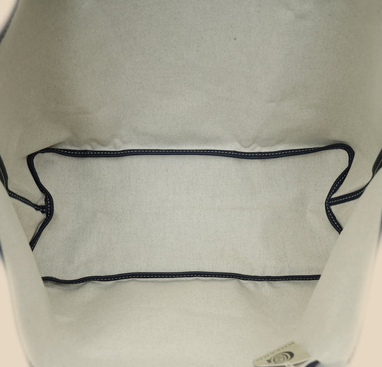 Goyard Navy Blue Goyardine Saint Louis PM Bag-Goyard-THE CLOSET