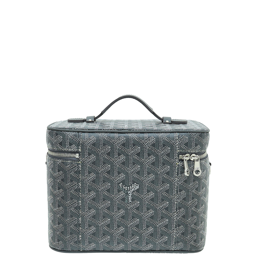 MUSE VANITY CASE 20 IN WINE RED GOYARDINE CANVAS