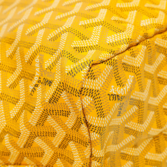 Goyard Yellow Goyardine Saint Louis PM Bag