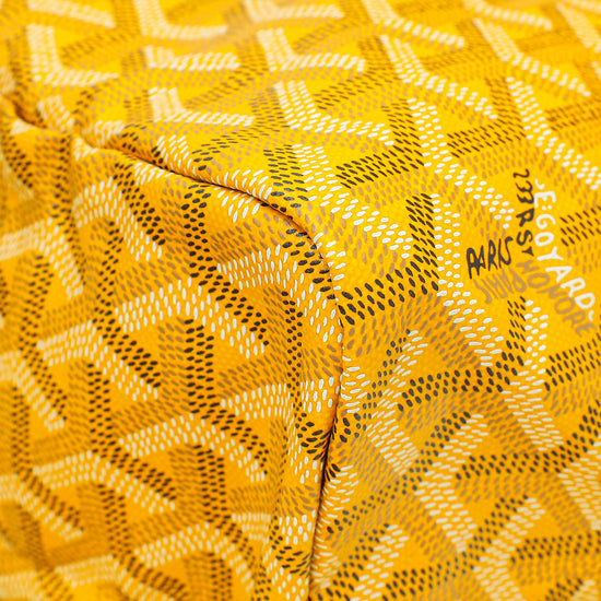 Goyard Yellow Goyardine Saint Louis PM Bag