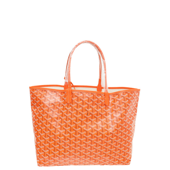 Goyard Orange Goyardine Saint Louis PM Bag