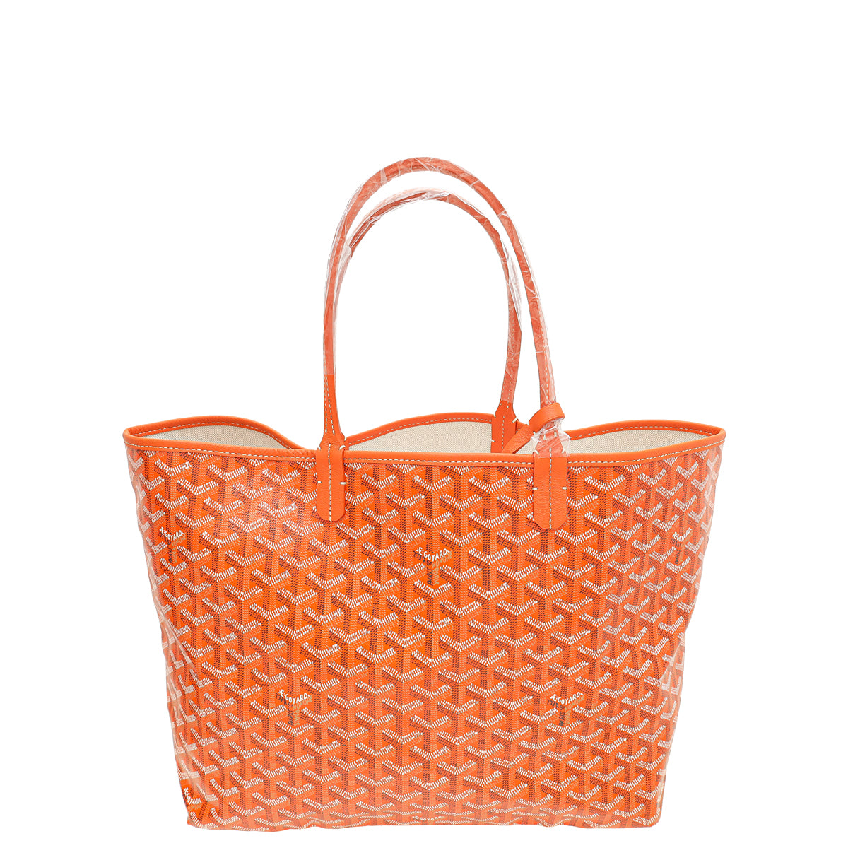 Goyard Orange Goyardine Saint Louis PM Bag