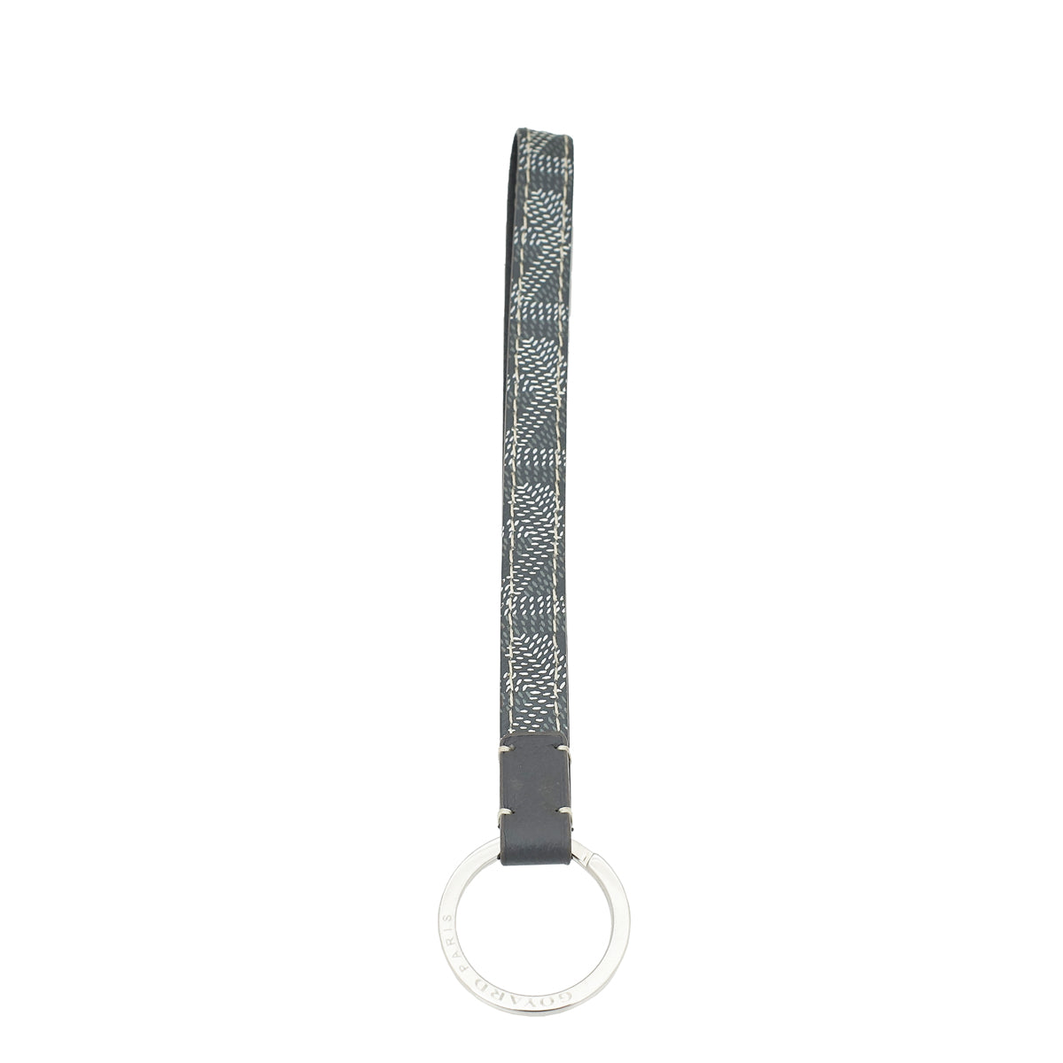 Goyard Gray Goyardine Sesame Key Ring