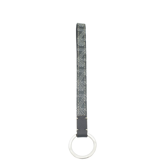 Goyard Gray Goyardine Sesame Key Ring